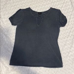 Rue21 Grey Detailed Top